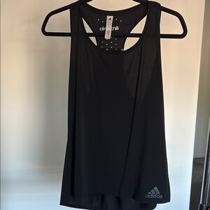 Adidas Black Relaxed Fit Tank Top
